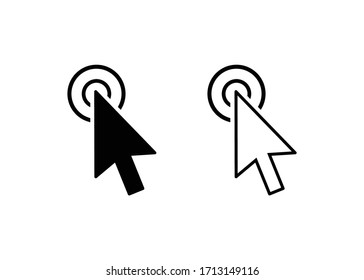 Cursor icon, Cursor sign and symbol vector Design