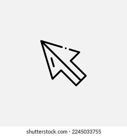 Cursor icon sign vector,Symbol, logo illustration for web and mobile