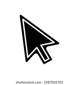 cursor icon Simple thin line logo