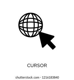 Cursor icon. Cursor symbol design from Web navigation collection. Simple element vector illustration on white background.