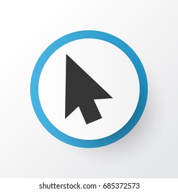 Cursor Icon Symbol. Premium Quality Isolated Arrow  Element In Trendy Style.