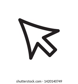 cursor icon symbol sign, vector, eps 10