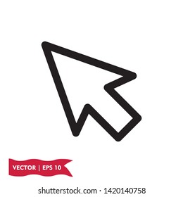 cursor icon symbol sign, vector, eps 10