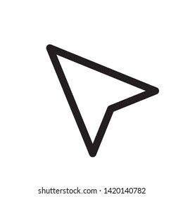 cursor icon symbol sign, vector, eps 10