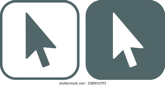 Cursor icon. Cursor symbol. Vector illustration