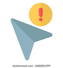 Símbolo de icono de cursor. Ilustración vectorial.