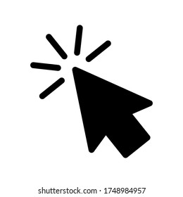 Cursor icon symbol vector on white background