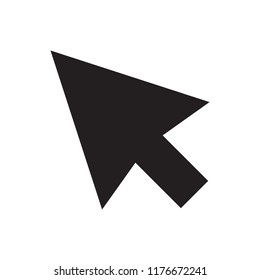 cursor icon in trendy flat style isolated on background. line cursor icon page symbol for your web site design line cursor icon logo, app, UI. line cursor icon Vector illustration