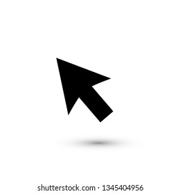 Cursor icon in trendy flat style isolated on white background. line cursor icon page symbol for your web site design line cursor icon logo, app, UI. line cursor icon Vector illustration
