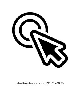 Cursor icon. Trendy Cursor logo concept on white background from User Interface and Web Navigation collection. Suitable for use on web apps, mobile apps and print media.