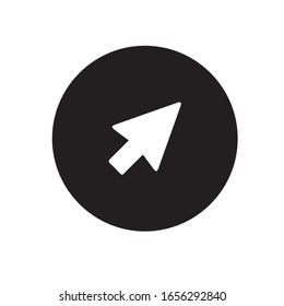Cursor icon trendy and modern placeholder symbol for logo, web, app, UI.