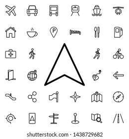 Cursor icon. Universal set of navigation for website design and development, app development