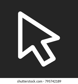 Cursor icon vector