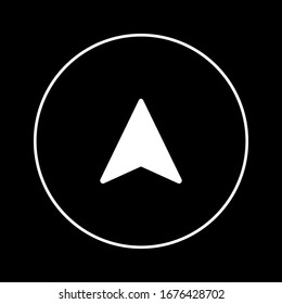 Cursor icon. Vector arrow symbol.