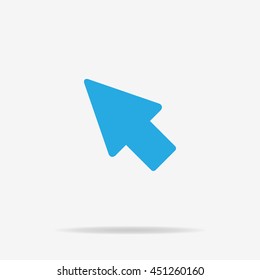 Cursor icon. Vector concept illustration for design.