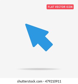 Cursor icon. Vector concept illustration for design.