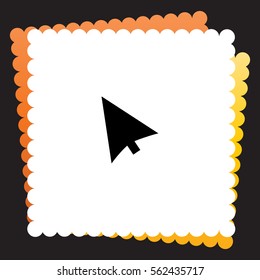 Cursor  icon. Vector design.