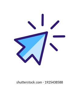 Cursor icon vector design template