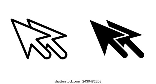 Cursor icon vector design template