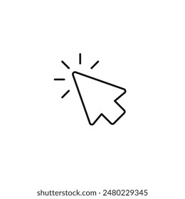 Cursor icon vector. EPS 10 editable vector