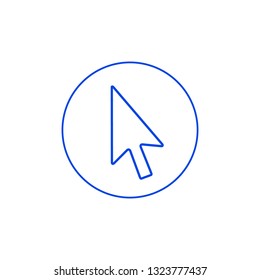 Cursor icon. Vector illustration