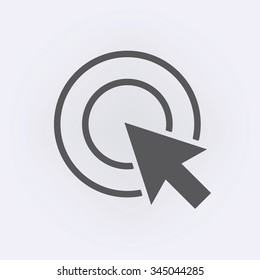 Cursor icon . Vector illustration