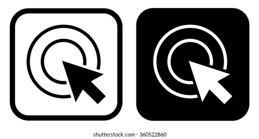 Cursor icon . Vector illustration