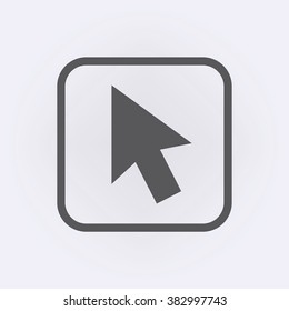 Cursor icon . Vector illustration