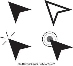 Cursor-Symbol Vektorgrafik, EPS10.