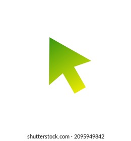Icono del cursor. Ilustración vectorial para diseño gráfico, Web, UI, aplicación.