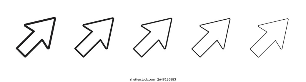 Cursor icon vector illustration isolated
