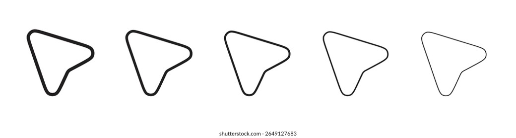 Cursor icon vector illustration isolated
