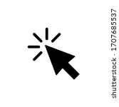 Cursor icon vector illustration. Pointer icon