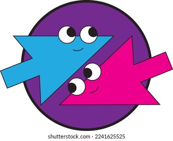 Cursor icon vector joined with smiley emoticon. Unique cursor icon vector. Cursor icon vector for websites, computer and mobile apps.