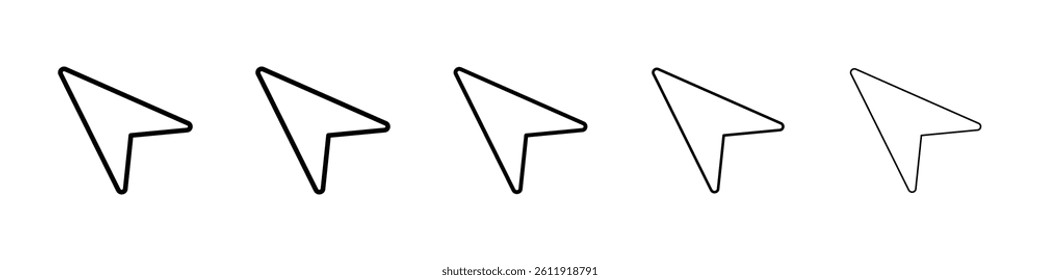 Cursor icon Vector logo sign
