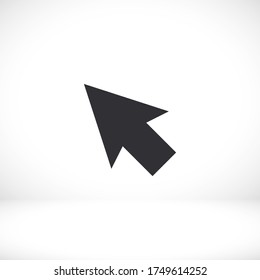 cursor icon vector . Lorem Ipsum Flat Design 