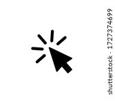 Cursor icon vector. Mouse pointer icon symbol isolated