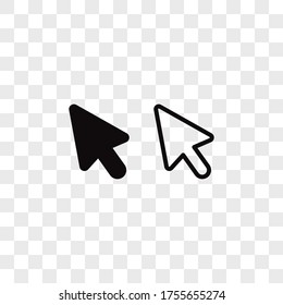 Cursor icon vector. Mouse pointer sign