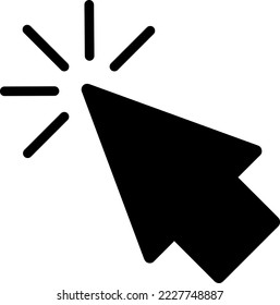 Cursor icon vector on white background.eps
