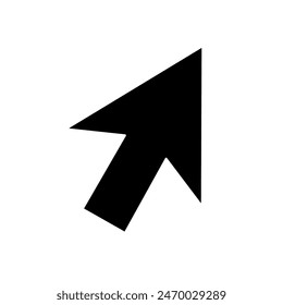 cursor icon vector on white background
