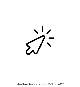 Cursor icon vector. Pointer icon symbol illustration