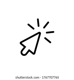 Cursor icon vector. Pointer icon symbol vector illustration
