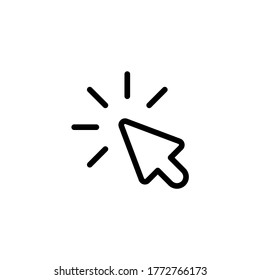 Cursor icon vector. Pointer icon symbol vector illustration
