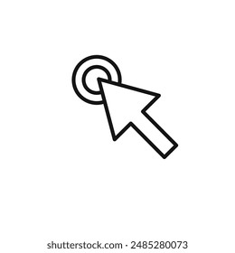 Cursor icon vector set collection for web
