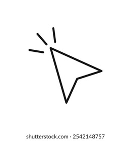 Cursor icon vector set collection for web