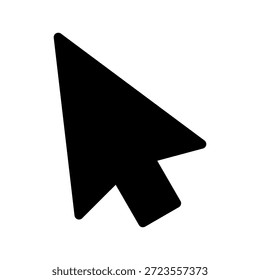 Vektorsymbol-Entwurfsgrafik des Cursorsymbols