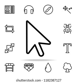 cursor icon. web icons universal set for web and mobile on white background