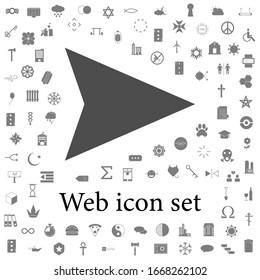 icono de cursor. iconos web conjunto universal para web y móvil
