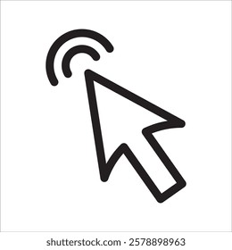cursor icon with white background