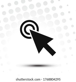 Cursor icon.Mouse cursor vector.Pointer symbol.Clicking cursor icon